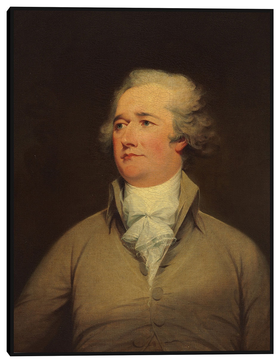 Cuadro decorativo Alejandro Hamilton, c 1792 técnica mixta Retratos Cuadro decorativo Alejandro Hamilton, c 1792 técnica mixta Retratos