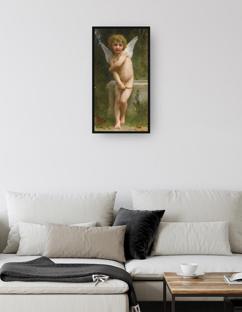Cuadro decorativo Amor picado (1894) técnica mixta Ángeles 4