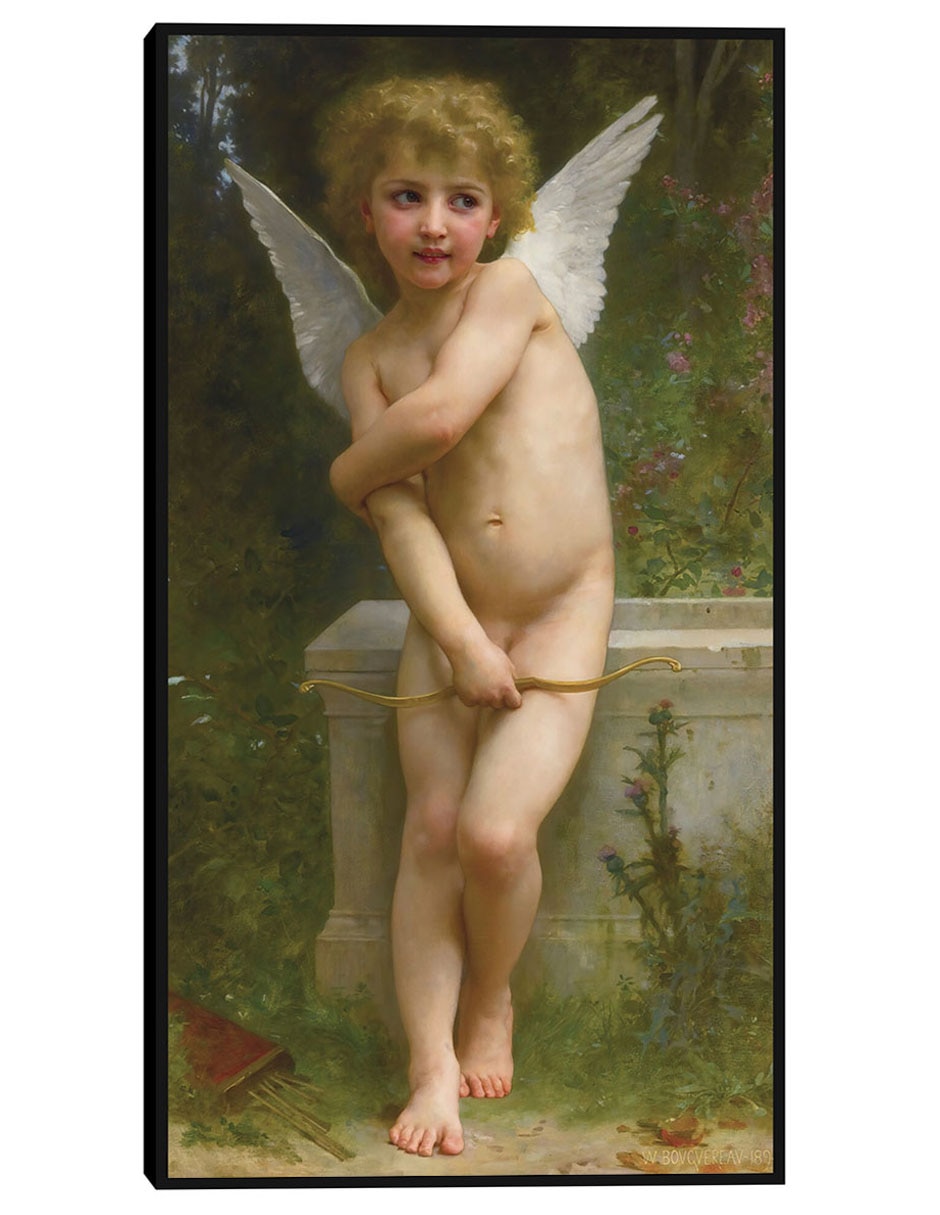 Cuadro decorativo Amor picado (1894) técnica mixta Ángeles