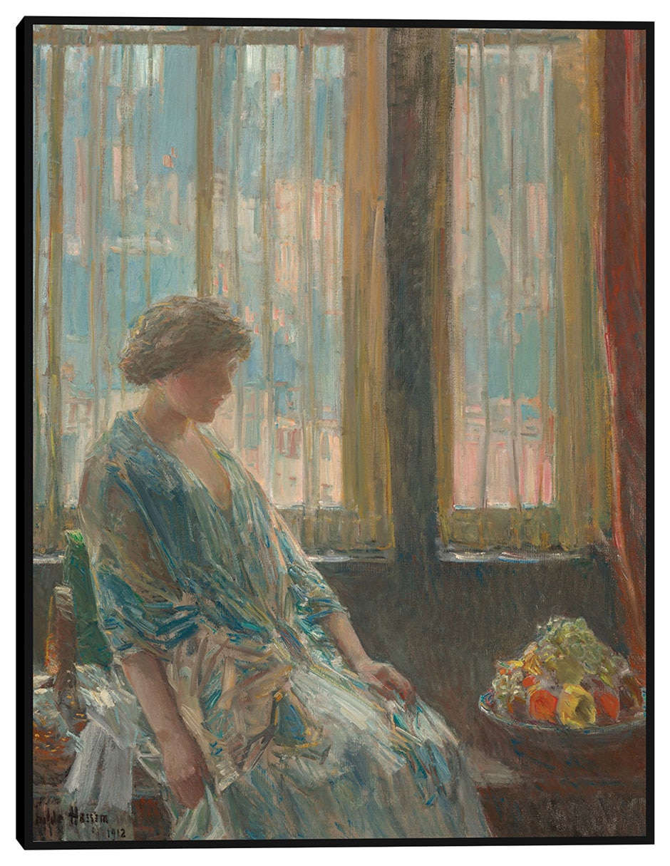 Cuadro decorativo La ventana de Nueva York, 1912 técnica mixta Gente 1
