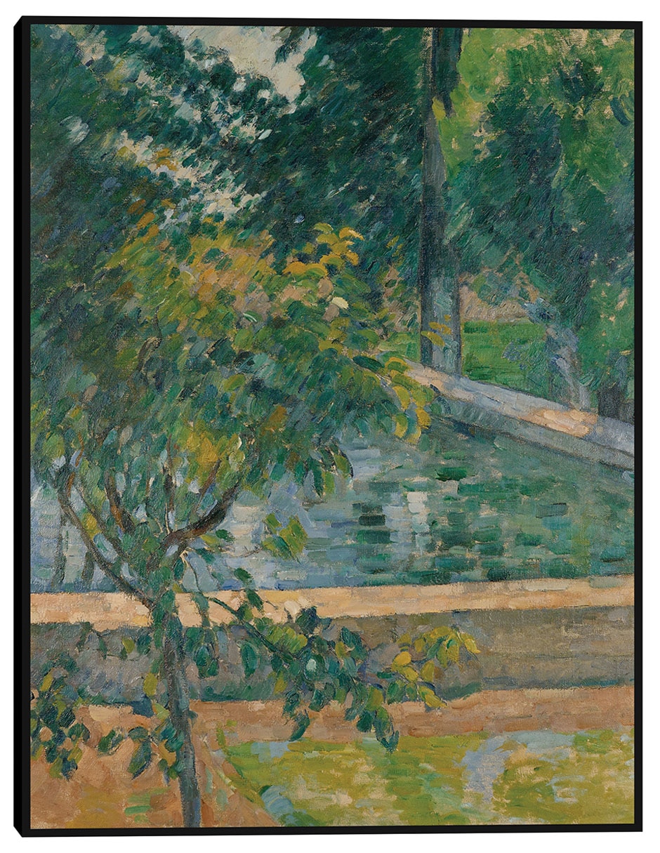 Cuadro decorativo La Piscina De Jas De Bouffan (Hacia 1878) técnica mixta Lagos