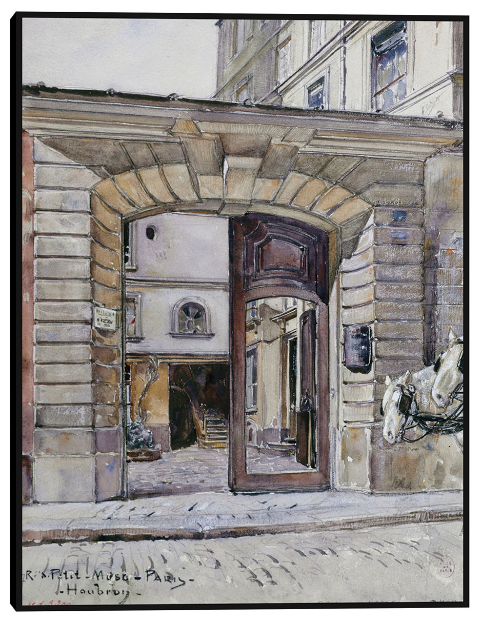 Cuadro decorativo 27, calle del Petit-Musc París (1895 – 1905) técnica mixta Lugares Cuadro decorativo 27, calle del Petit-Musc París (1895 – 1905) técnica mixta Lugares