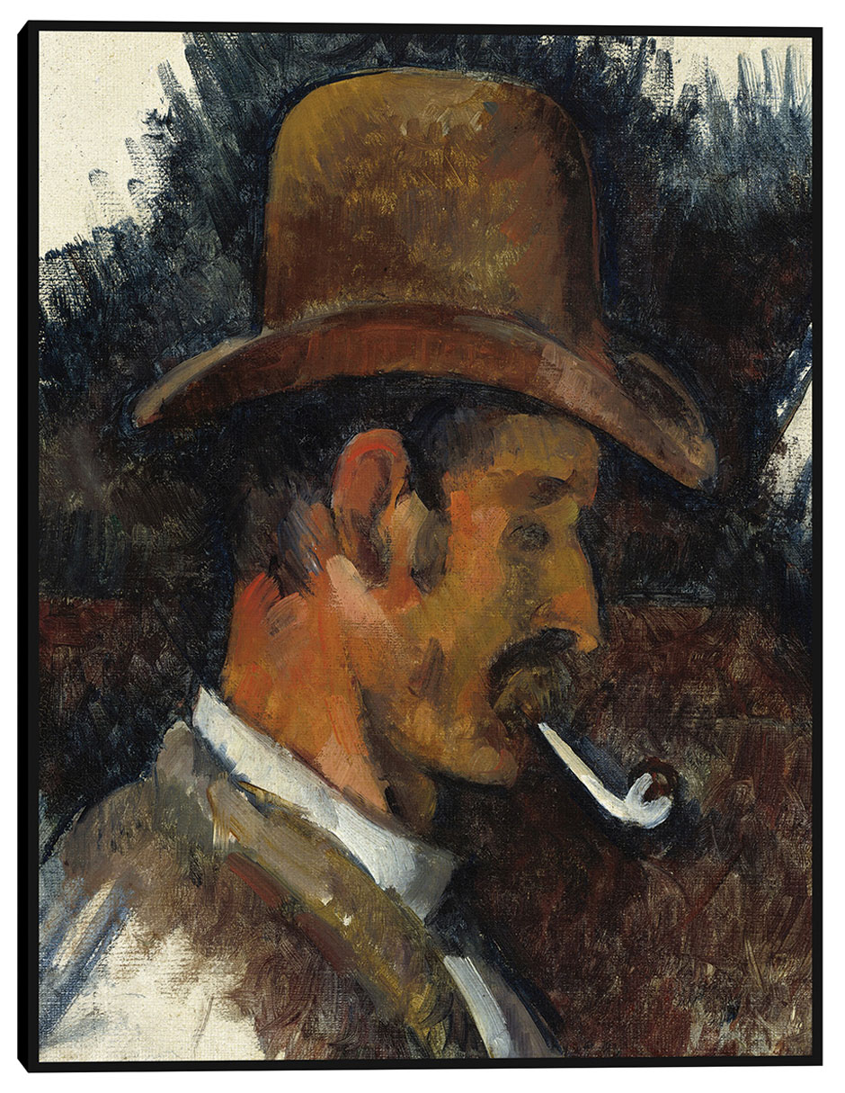 Cuadro decorativo Hombre con pipa (1892-1896) técnica mixta Retratos Cuadro decorativo Hombre con pipa (1892-1896) técnica mixta Retratos