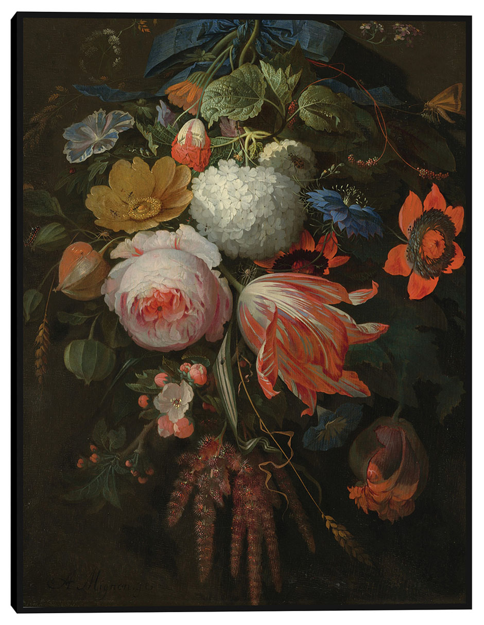 Cuadro decorativo Un ramo de flores colgante técnica mixta Ramos Cuadro decorativo Un ramo de flores colgante técnica mixta Ramos