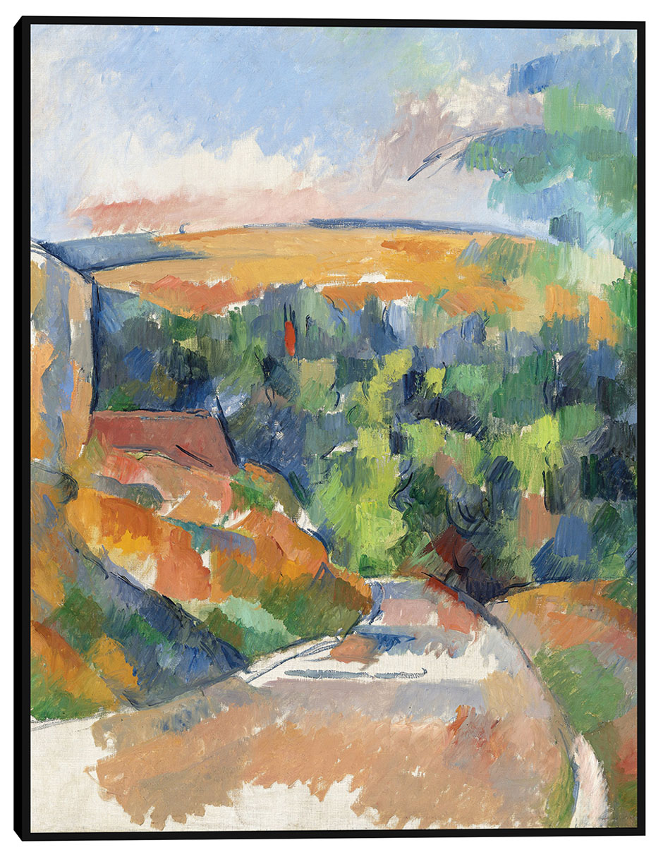Cuadro decorativo La curva del camino (1900-1906) técnica mixta Caminos Cuadro decorativo La curva del camino (1900-1906) técnica mixta Caminos