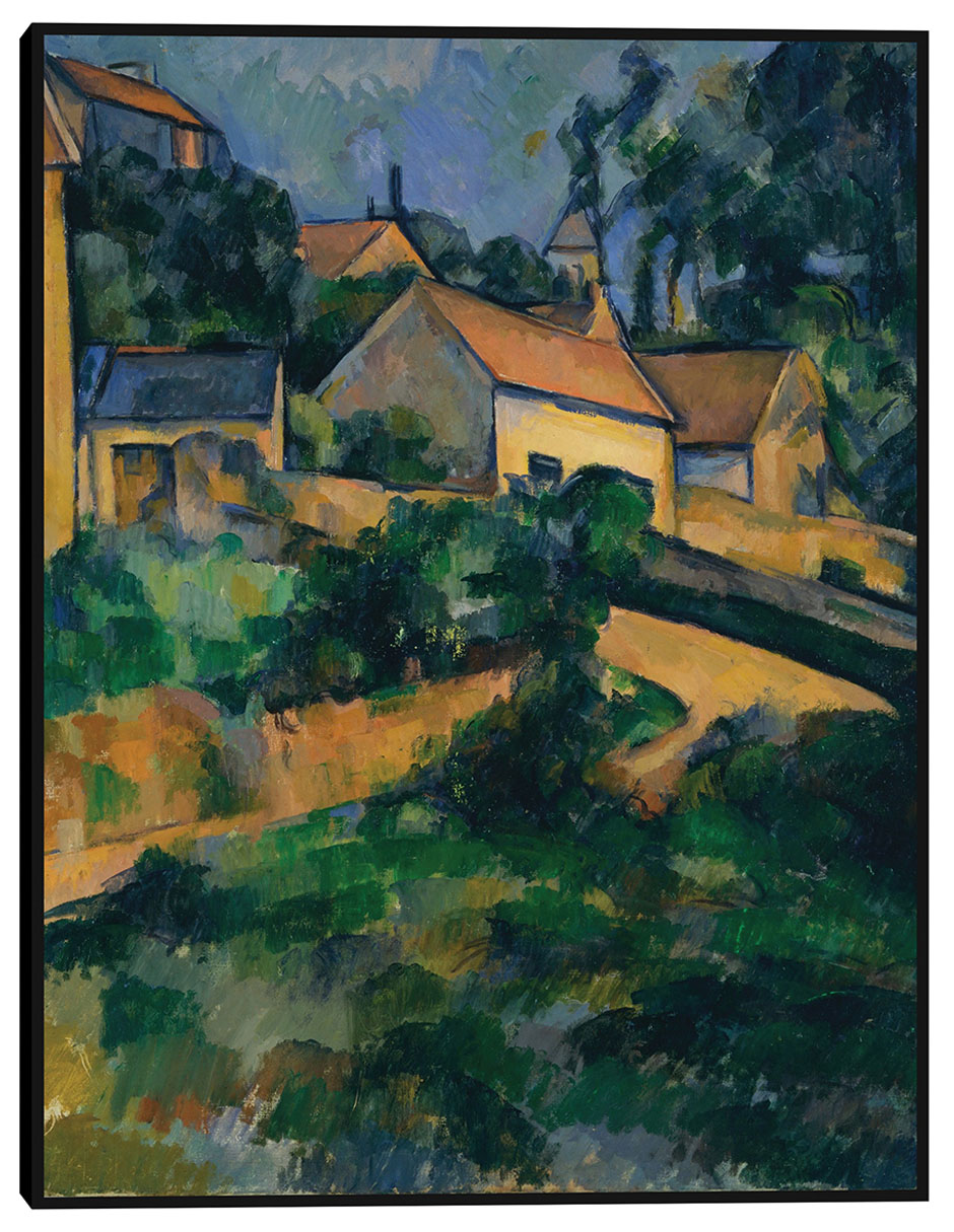 Cuadro decorativo Girando la carretera en Montgeroult (1898) técnica mixta Lugares Cuadro decorativo Girando la carretera en Montgeroult (1898) técnica mixta Lugares