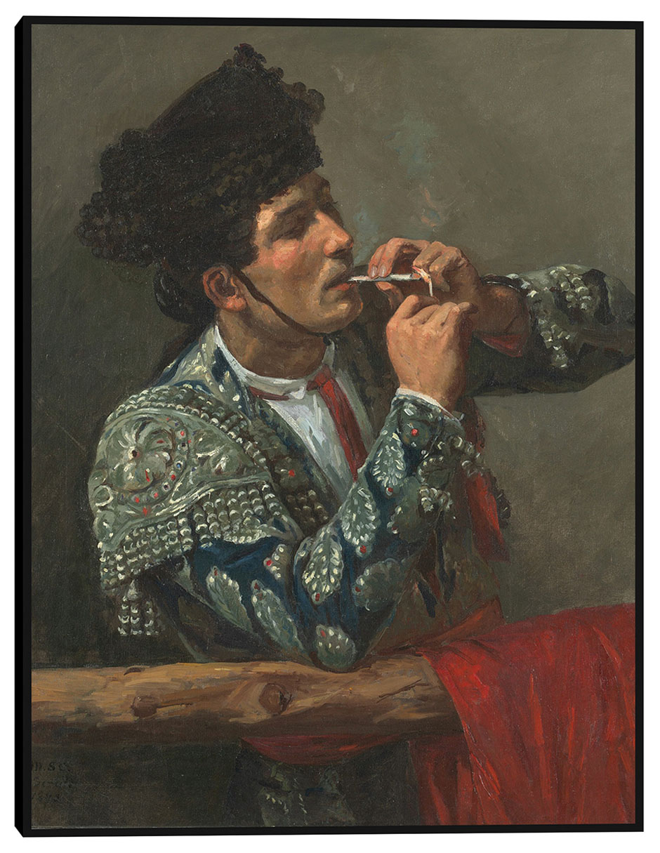 Cuadro decorativo Después de la corrida de toros (1873) técnica mixta Retratos