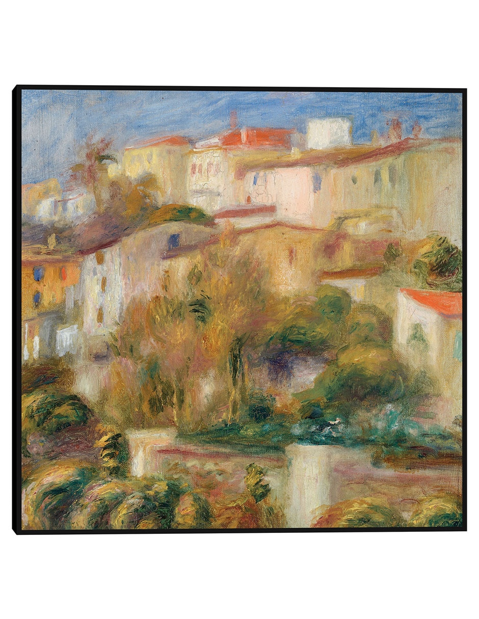 Cuadro decorativo Casas en una colina (Groupe de maisons sur un coteau) (1908) técnica mixta Campos Cuadro decorativo Casas en una colina (Groupe de maisons sur un coteau) (1908) técnica mixta Campos