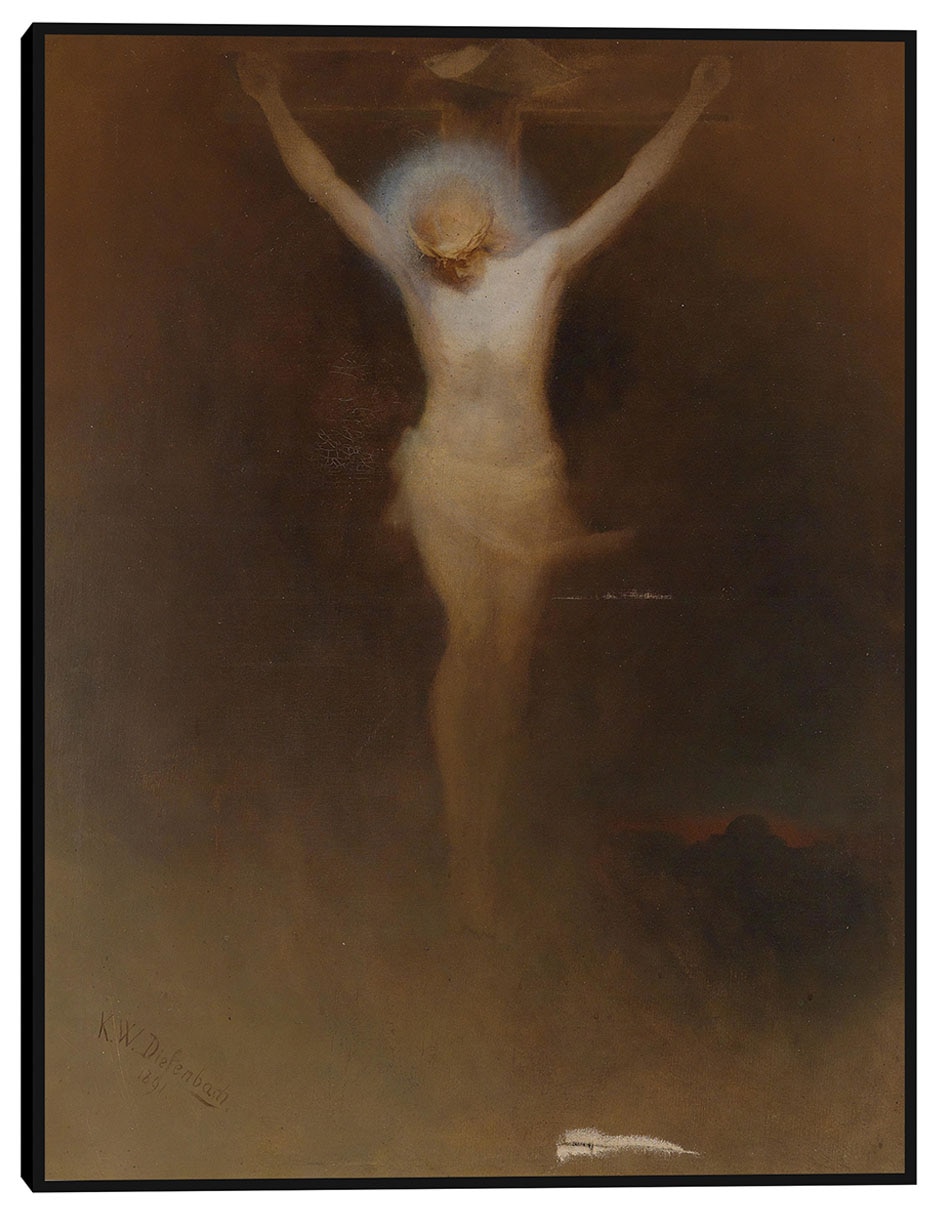 Cuadro decorativo Cristo en la cruz (1891) técnica mixta Figuras Celestiales Cuadro decorativo Cristo en la cruz (1891) técnica mixta Figuras Celestiales