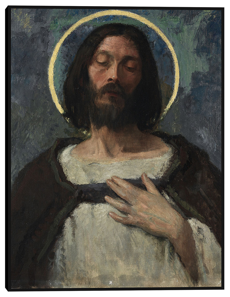 Cuadro decorativo Cristo (c 1905) técnica mixta Figuras Celestiales Cuadro decorativo Cristo (c 1905) técnica mixta Figuras Celestiales