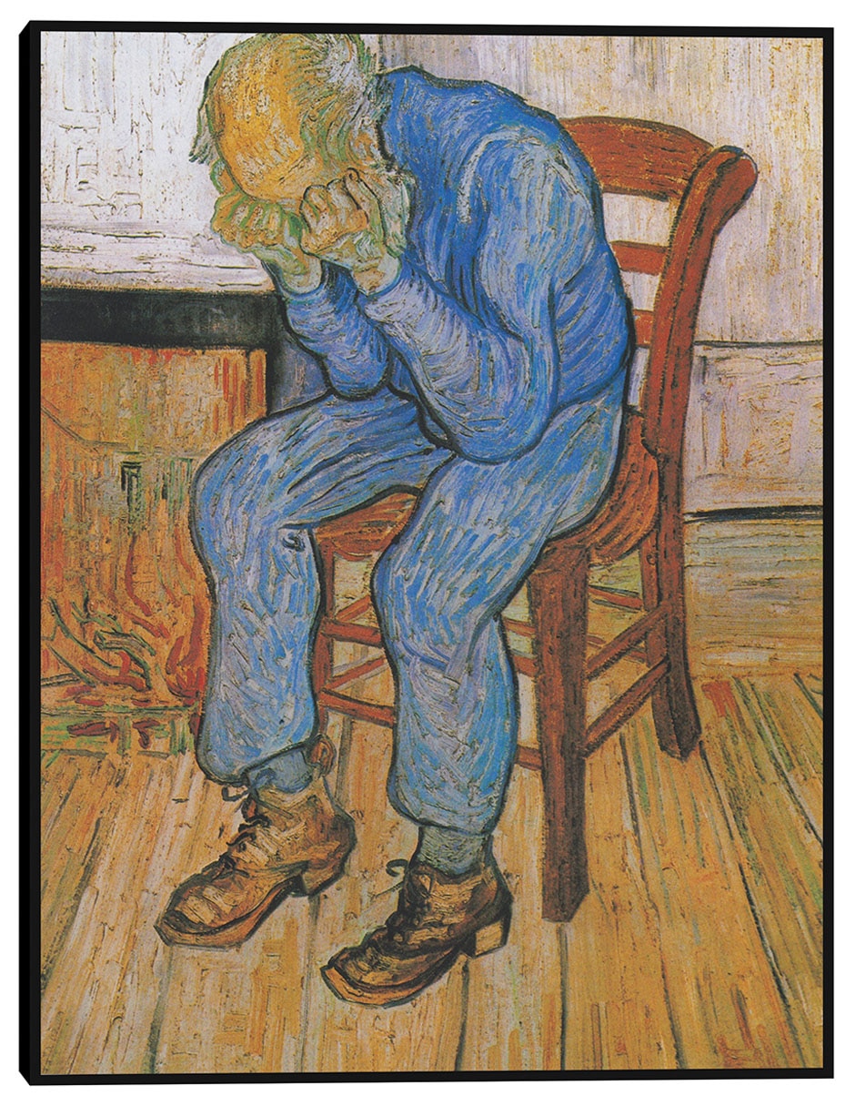 Cuadro decorativo A las puertas de la eternidad (1890) técnica mixta Retratos