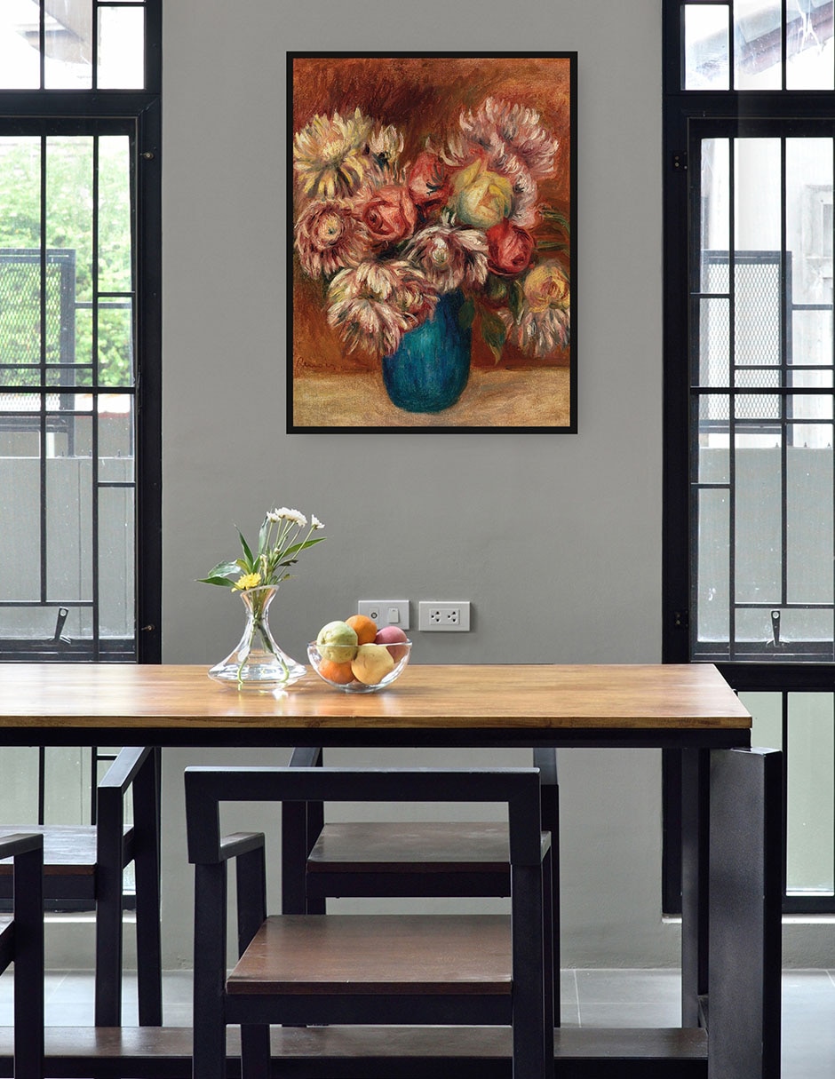 Cuadro decorativo Flores en un jarrón verde (Fleurs dans un vase vert) (c 1912) técnica mixta Floreros 4