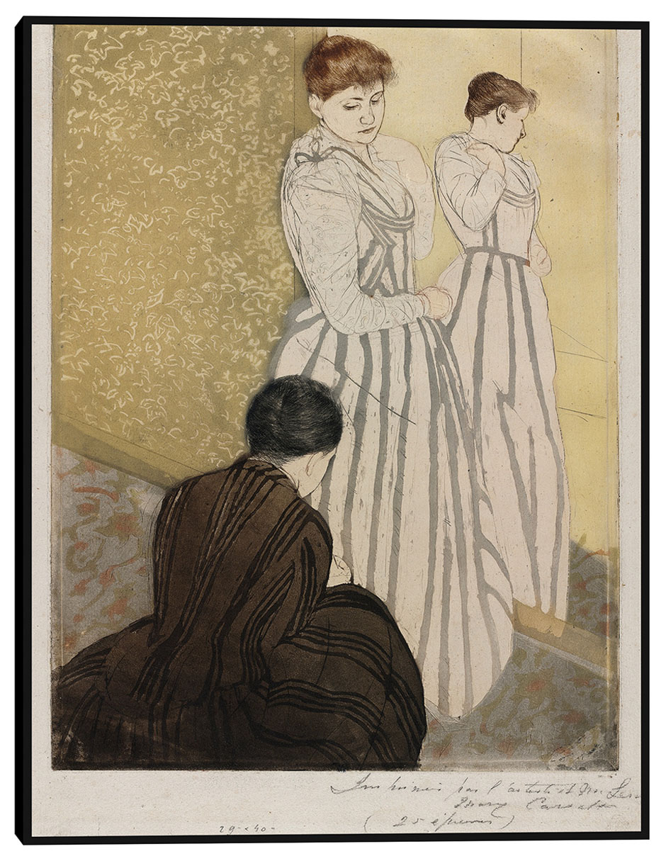 Cuadro decorativo La guarnición (1890-1891) técnica mixta Retratos