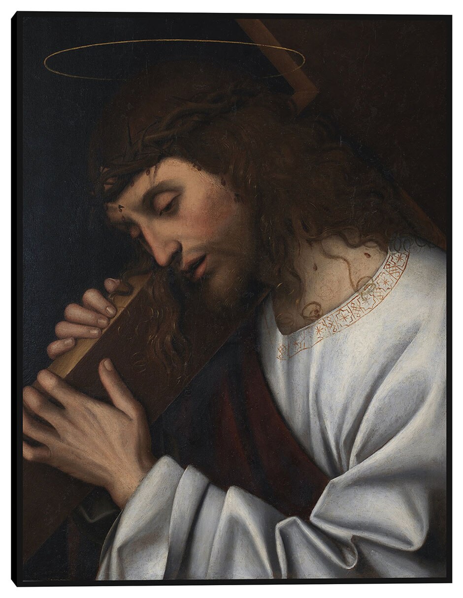 Cuadro decorativo Cristo cargando la cruz (1498 – 1501) técnica mixta Figuras Celestiales