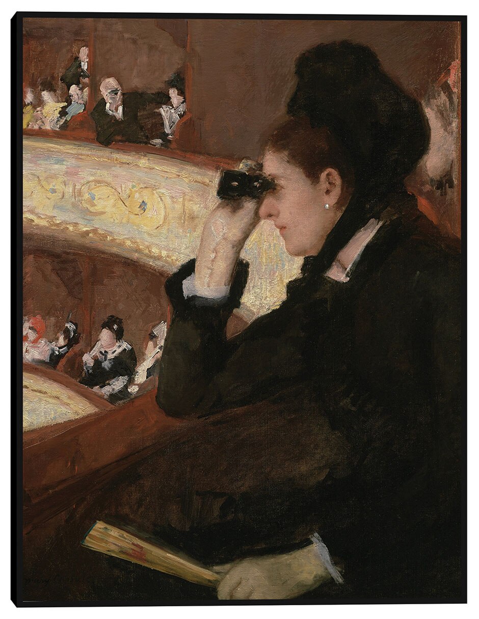 Cuadro decorativo En el palco (1878) técnica mixta Retratos
