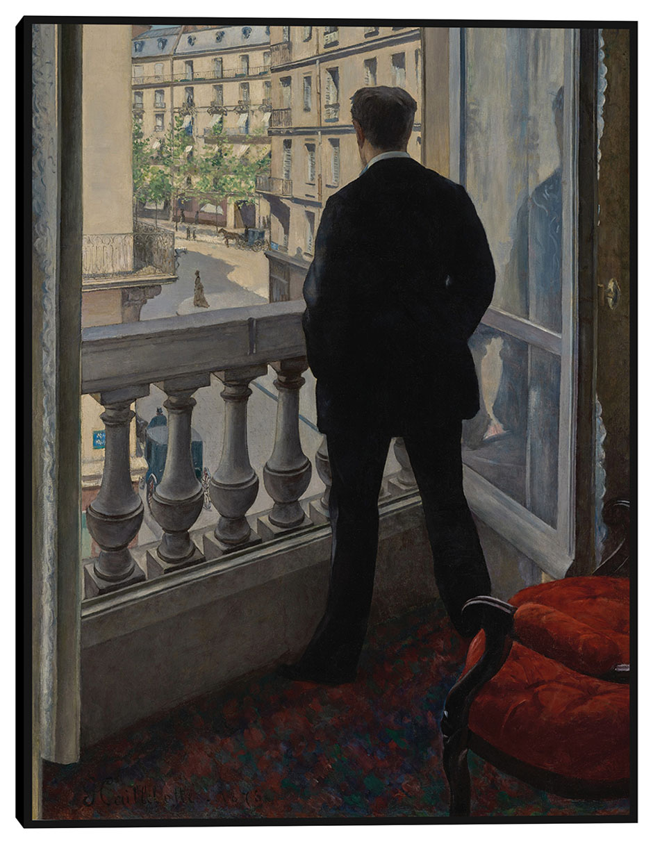 Cuadro decorativo Joven en su ventana (1876) técnica mixta Retratos Cuadro decorativo Joven en su ventana (1876) técnica mixta Retratos