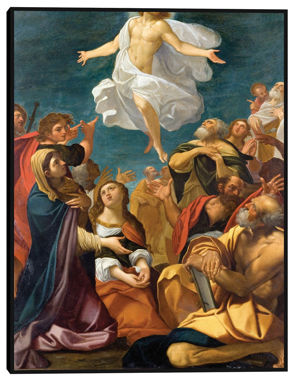 Cuadro decorativo Ascensión de Cristo (hacia 1640) técnica mixta Figuras Celestiales