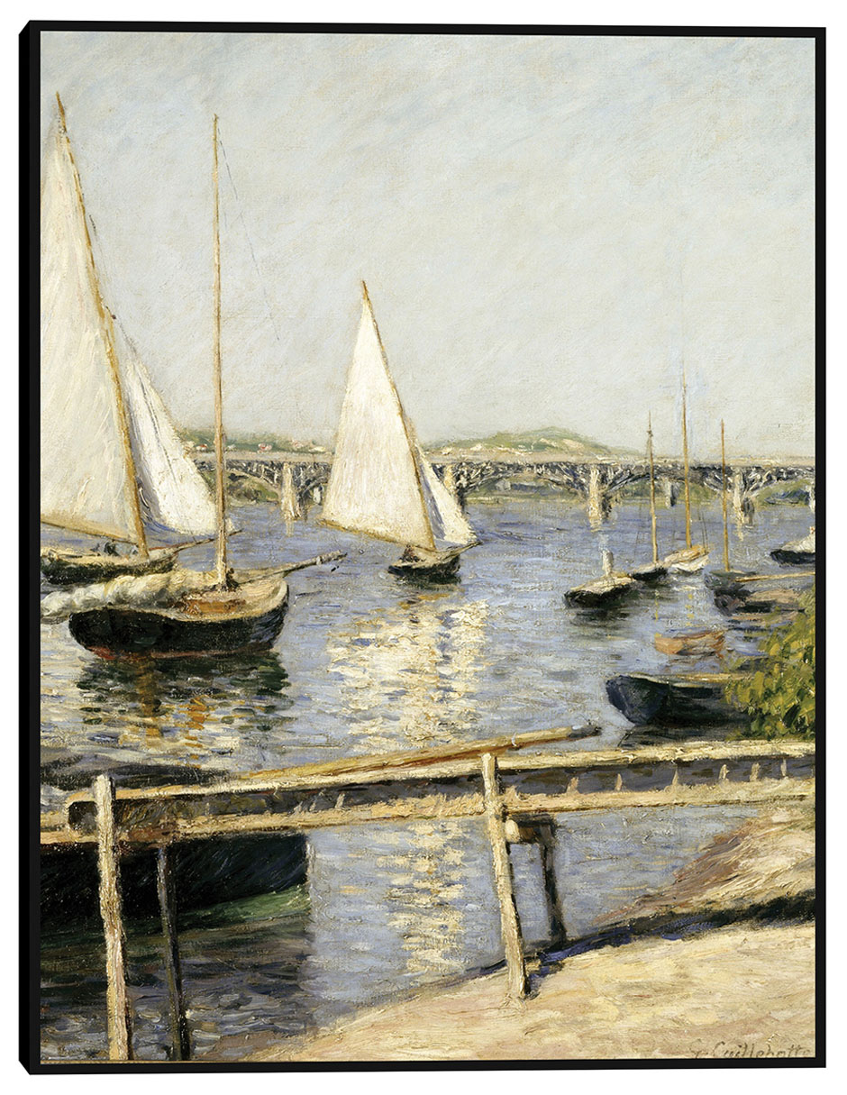 Cuadro decorativo Veleros en Argenteuil (hacia 1888) técnica mixta Navegación Cuadro decorativo Veleros en Argenteuil (hacia 1888) técnica mixta Navegación