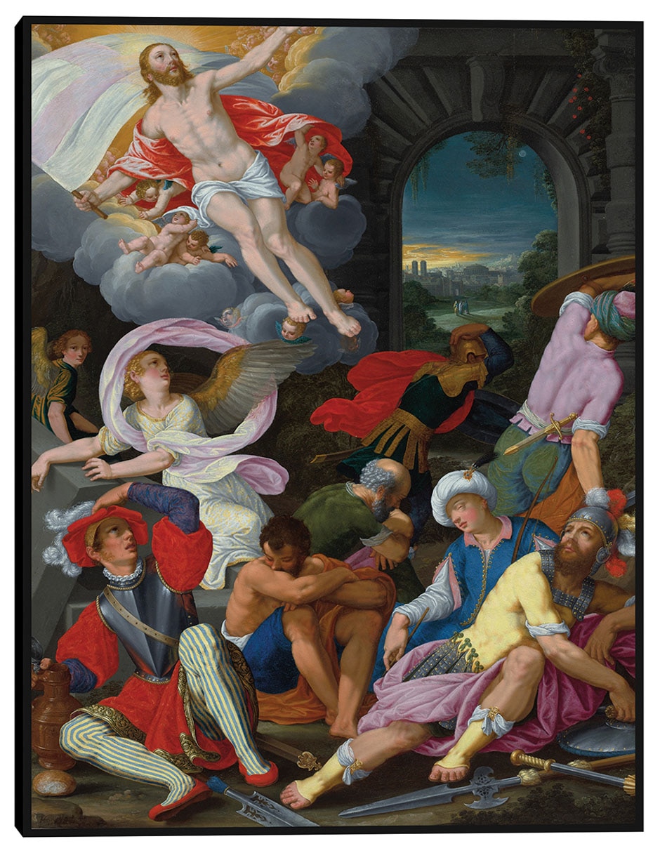 Cuadro decorativo La resurrección de Cristo (1622) técnica mixta Figuras Celestiales Cuadro decorativo La resurrección de Cristo (1622) técnica mixta Figuras Celestiales