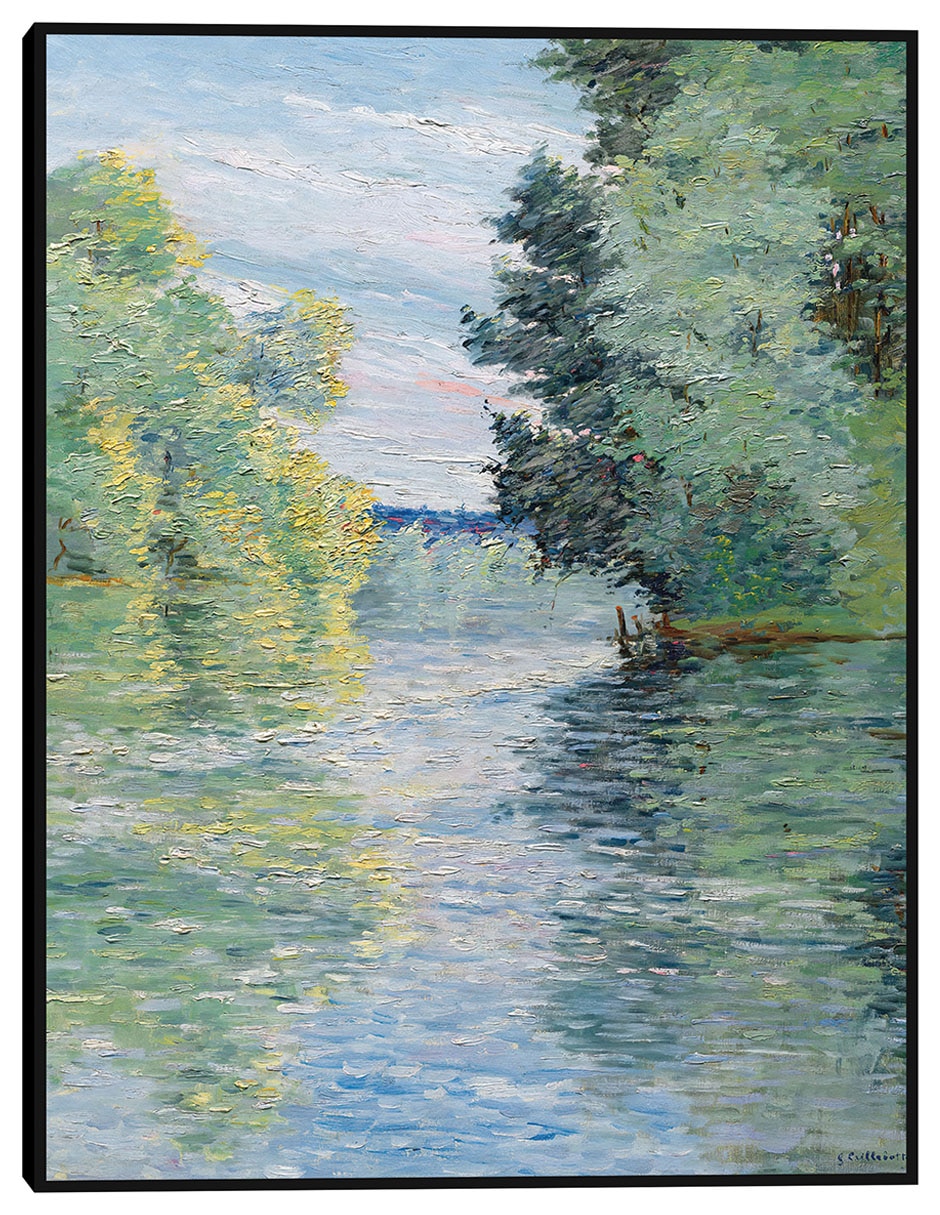 Cuadro decorativo El pequeño brazo del Sena en Argenteuil (1890) técnica mixta Lagos