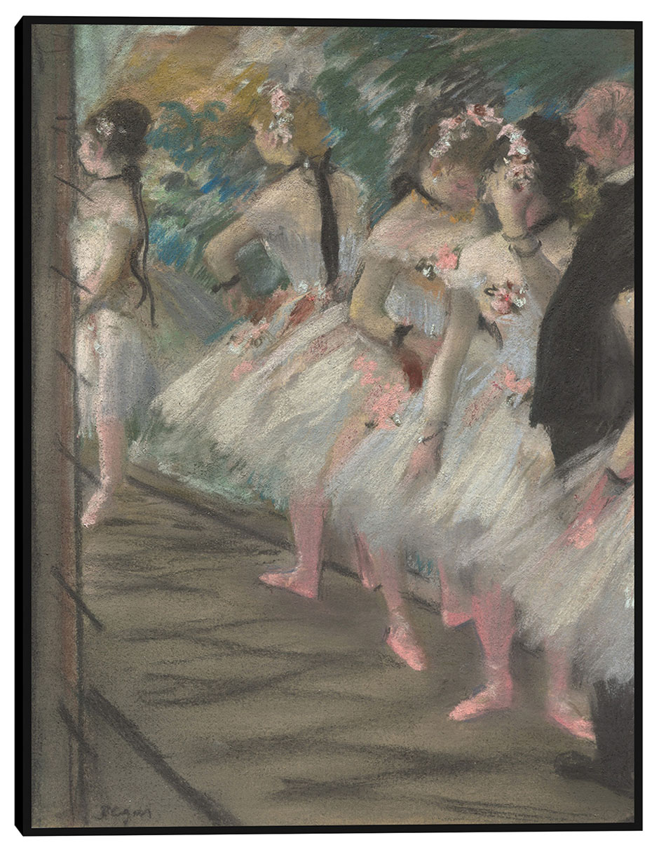 Cuadro decorativo El Ballet, C 1880 técnica mixta Retratos