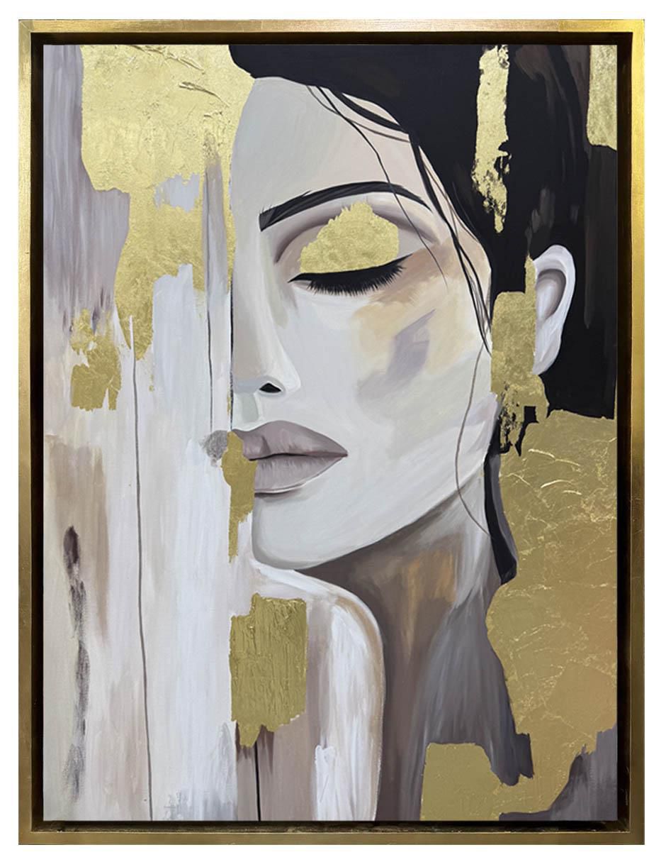 Pintura Aura De Oro técnica acrílico Pintura Aura De Oro técnica acrílico