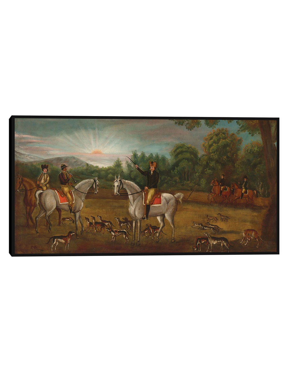 Cuadro decorativo El inicio de la caza, c. 1800 técnica mixta Gente