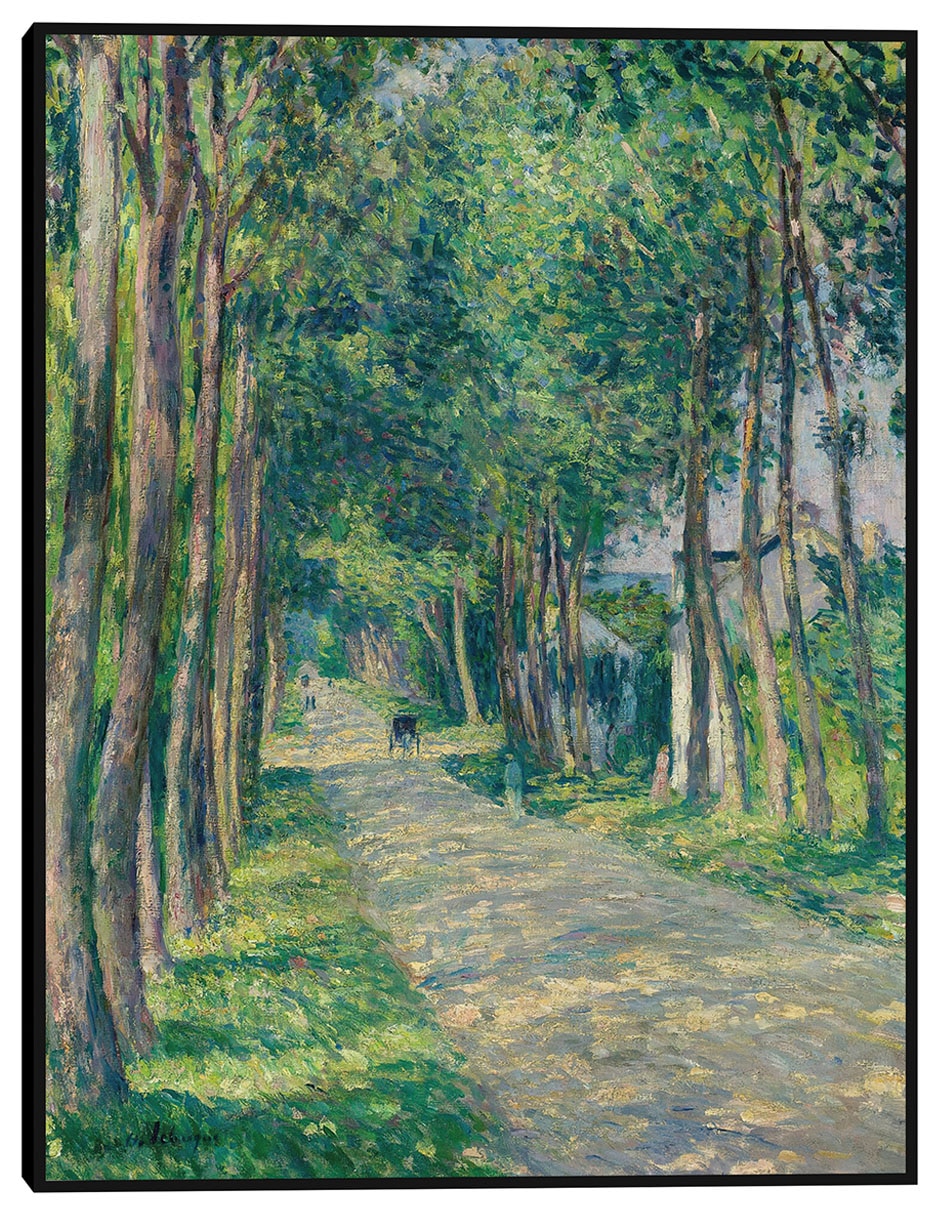 Cuadro decorativo Enganche en una carretera soleada (hacia 1900) técnica mixta Bosques Cuadro decorativo Enganche en una carretera soleada (hacia 1900) técnica mixta Bosques