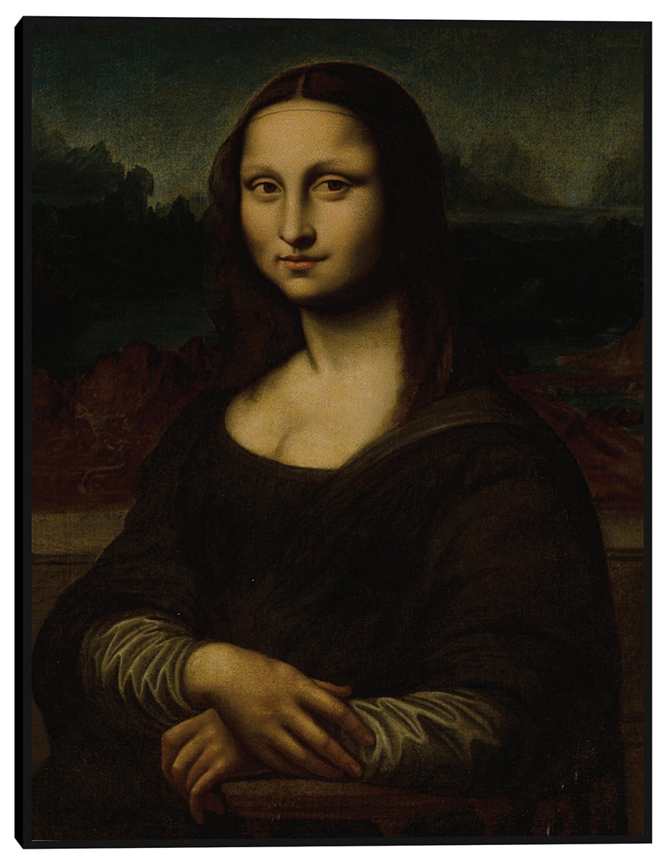Cuadro decorativo Mona Lisa técnica mixta Gente Cuadro decorativo Mona Lisa técnica mixta Gente