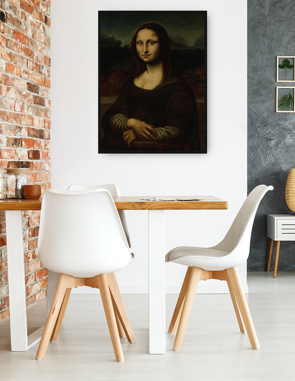 Cuadro decorativo Mona Lisa técnica mixta Gente 4