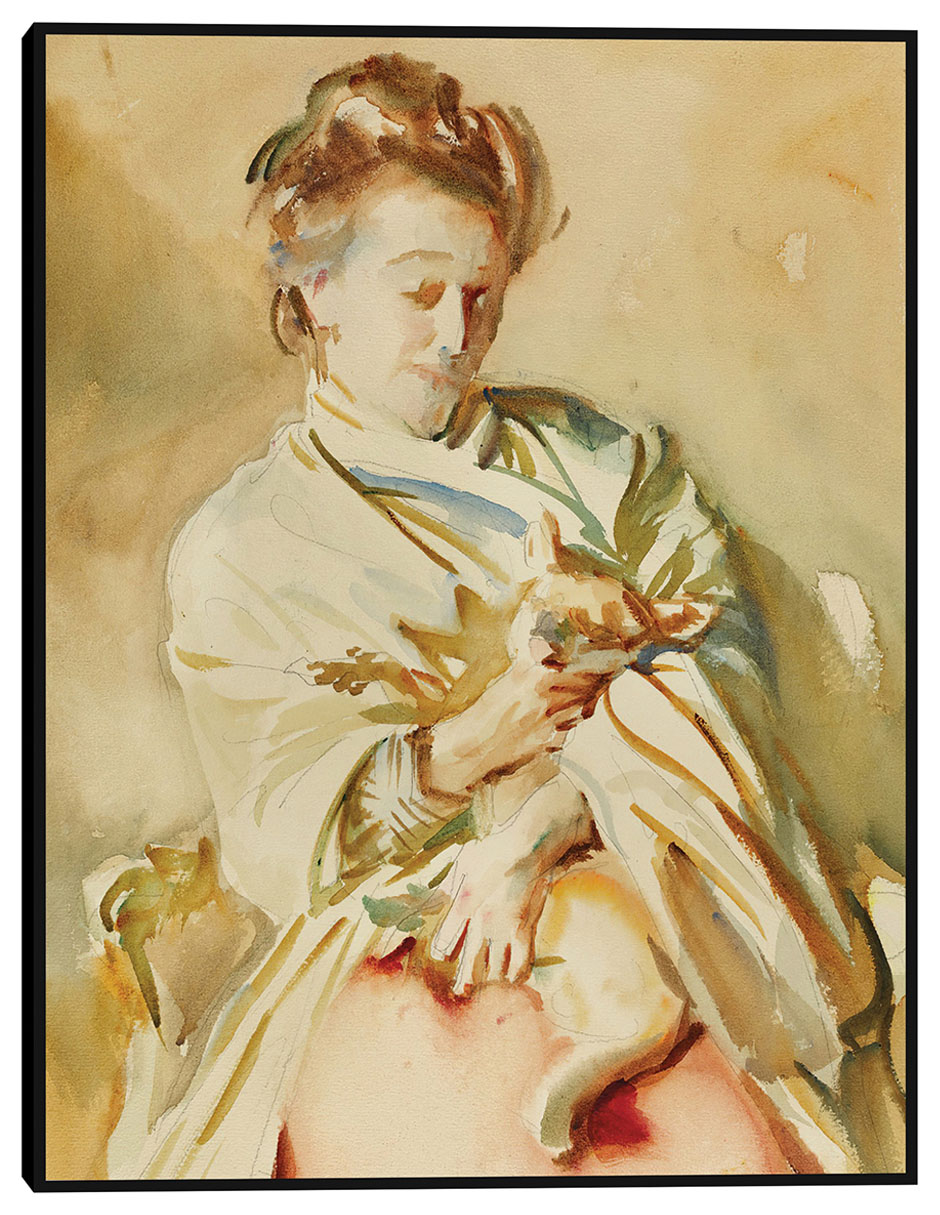 Cuadro decorativo Flora Priestley (hacia 1907) técnica mixta Gente