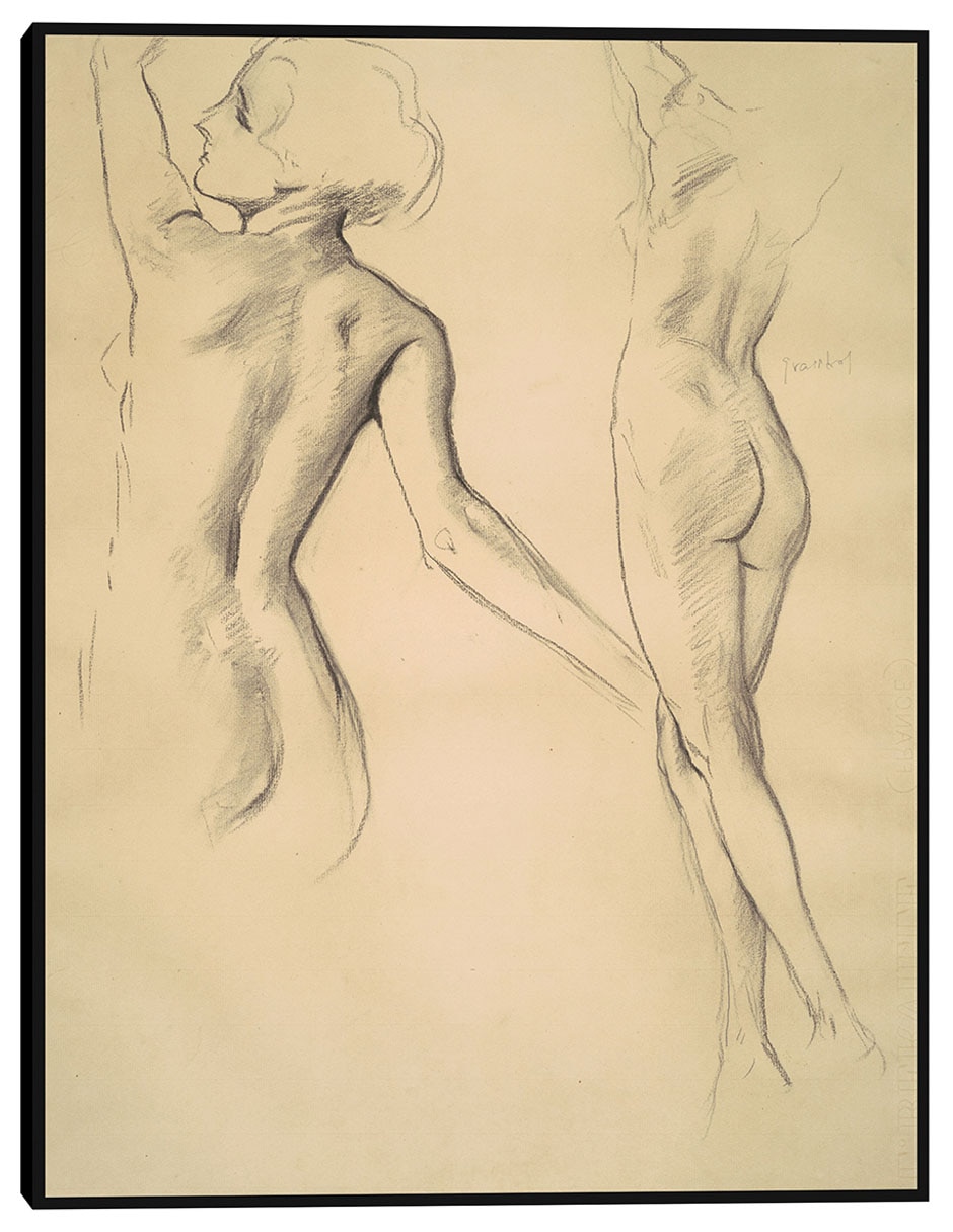 Cuadro decorativo Estudios para 'Figuras danzantes' (1919-1920) técnica mixta Siluetas
