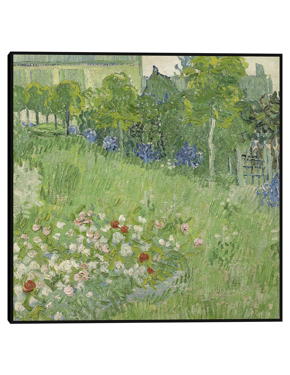 Cuadro decorativo El Jardín de Daubigny técnica mixta