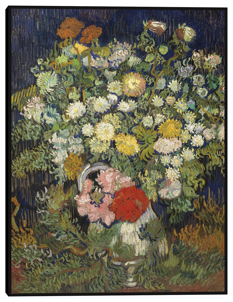 Cuadro decorativo Ramo de flores en un jarrón (1890) técnica mixta Ramos Cuadro decorativo Ramo de flores en un jarrón (1890) técnica mixta Ramos