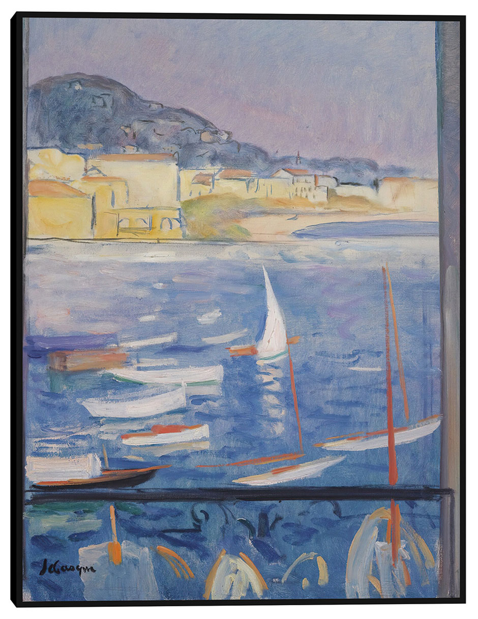 Cuadro decorativo Villefranche-Sur-Mer, Fenêtre Ouverte Sur Le Port (1926) técnica mixta Navegación Cuadro decorativo Villefranche-Sur-Mer, Fenêtre Ouverte Sur Le Port (1926) técnica mixta Navegación
