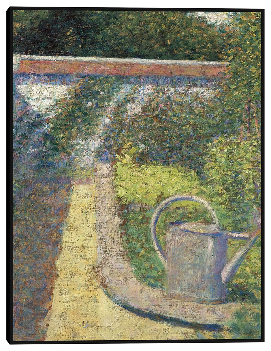 Cuadro decorativo La regadera – Jardín de Le Raincy (C. 1883) técnica mixta Caminos