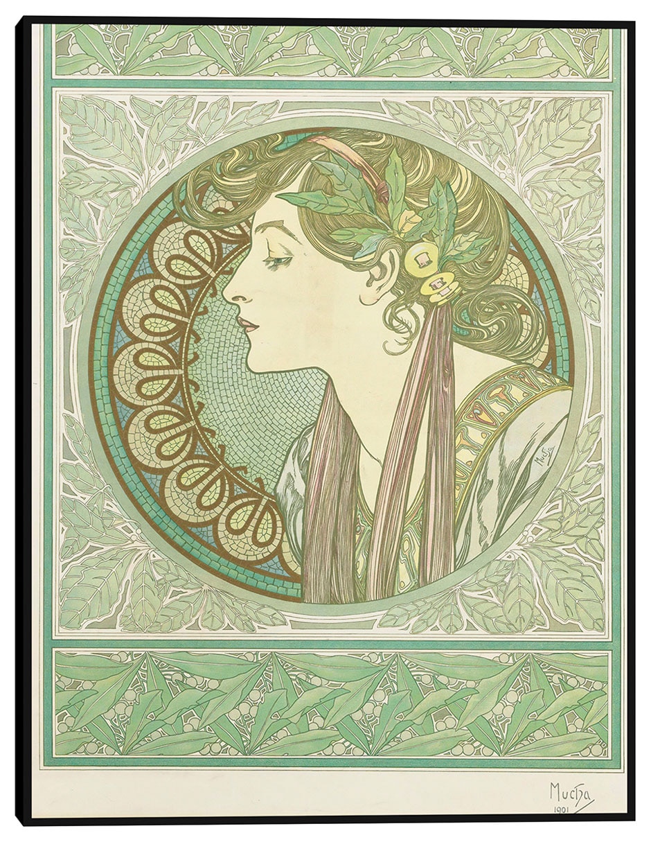 Cuadro decorativo Laurel (1901) técnica mixta Obras