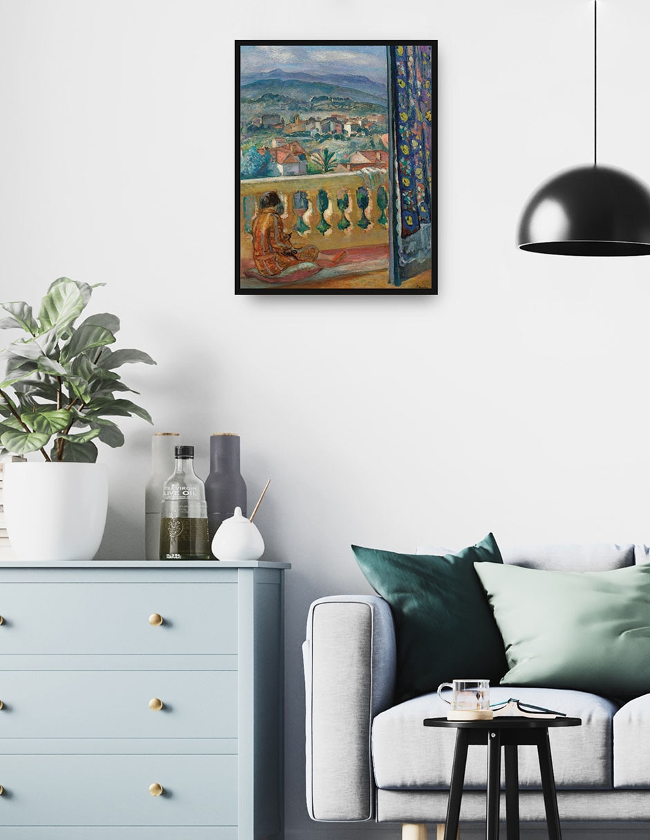 Cuadro decorativo Le Cannet, El Rideau Bleu (1926) técnica mixta Arquitectura 4