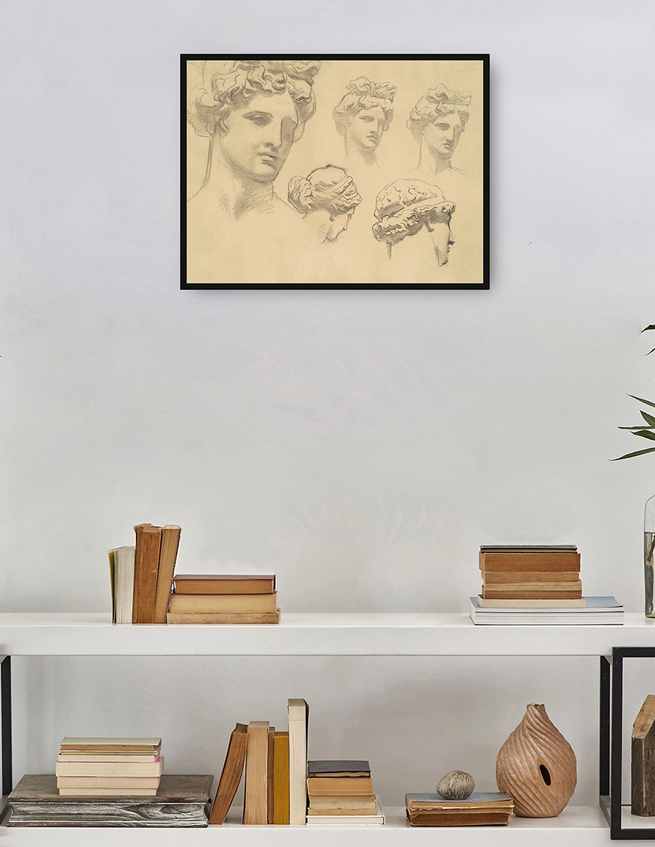 Cuadro decorativo técnica mixta Bocetos 4