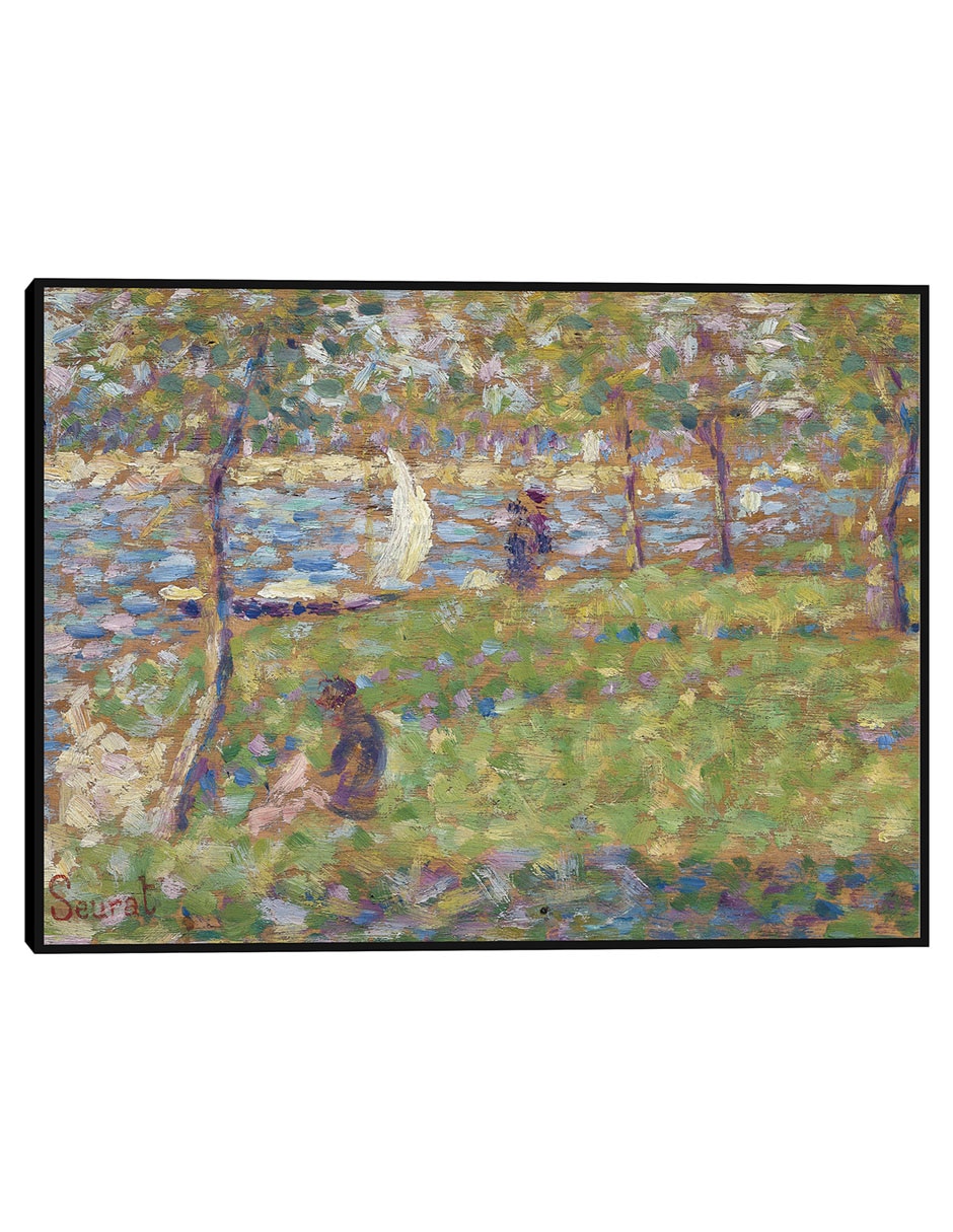 Cuadro decorativo Estudio para La Grande Jatte (1884-1885) técnica mixta Lagos Cuadro decorativo Estudio para La Grande Jatte (1884-1885) técnica mixta Lagos