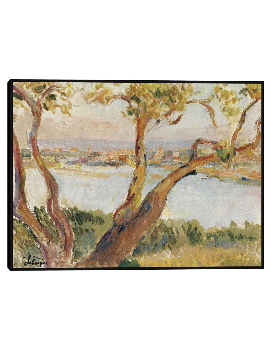 Cuadro decorativo Vista de Antibes técnica mixta Lagos Cuadro decorativo Vista de Antibes técnica mixta Lagos