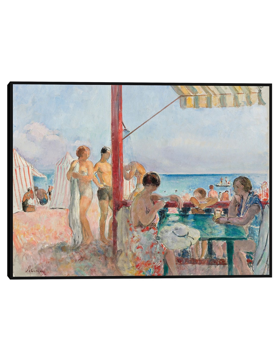Cuadro decorativo El chiringuito (1923-25) técnica mixta Playas Cuadro decorativo El chiringuito (1923-25) técnica mixta Playas
