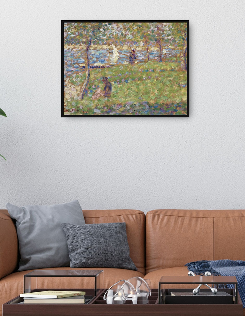 Cuadro decorativo Estudio para La Grande Jatte (1884-1885) técnica mixta Lagos 4