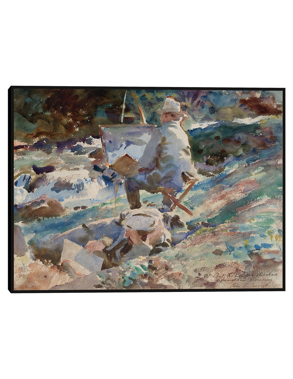 Cuadro decorativo Un artista en su caballete (1914) técnica mixta Retratos Cuadro decorativo Un artista en su caballete (1914) técnica mixta Retratos