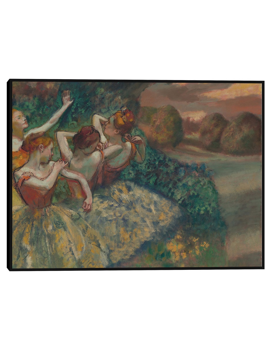 Cuadro decorativo Cuatro bailarines (c.1899) técnica mixta Danza