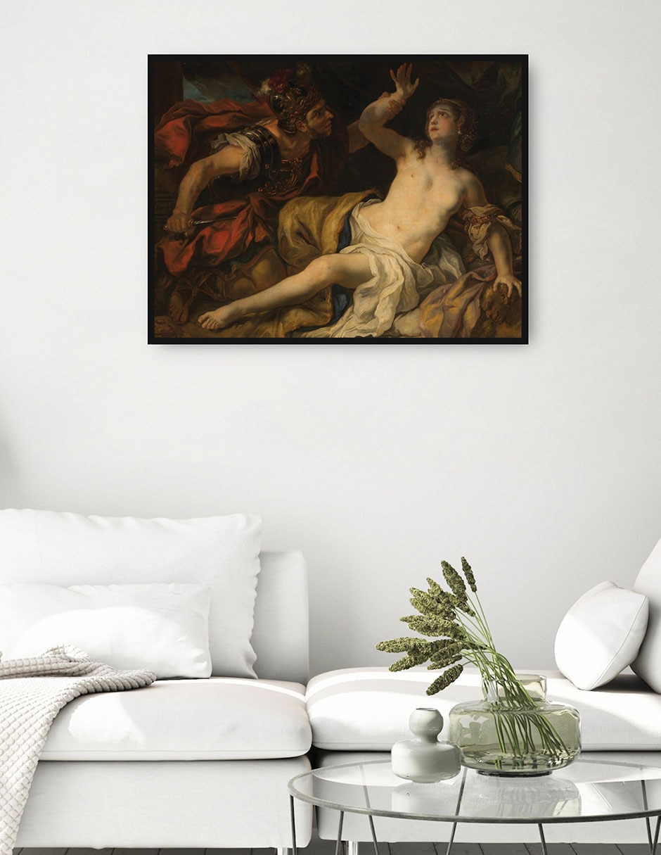 Cuadro decorativo Tarquinio y Lucrecia (1692) técnica mixta Gente 4