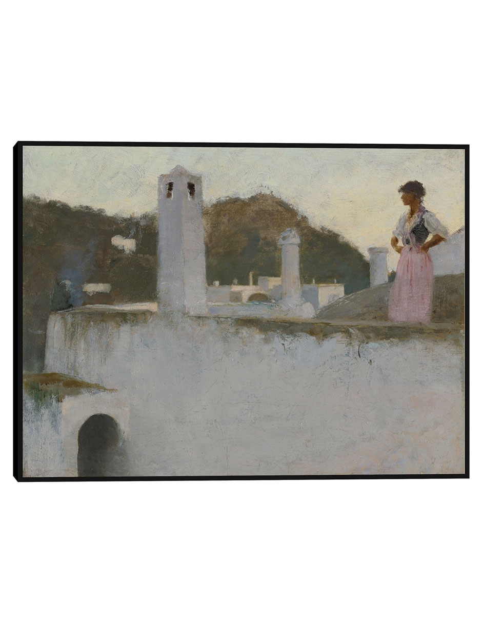 Cuadro decorativo Vista de Capri (hacia 1878) técnica mixta Gente Cuadro decorativo Vista de Capri (hacia 1878) técnica mixta Gente