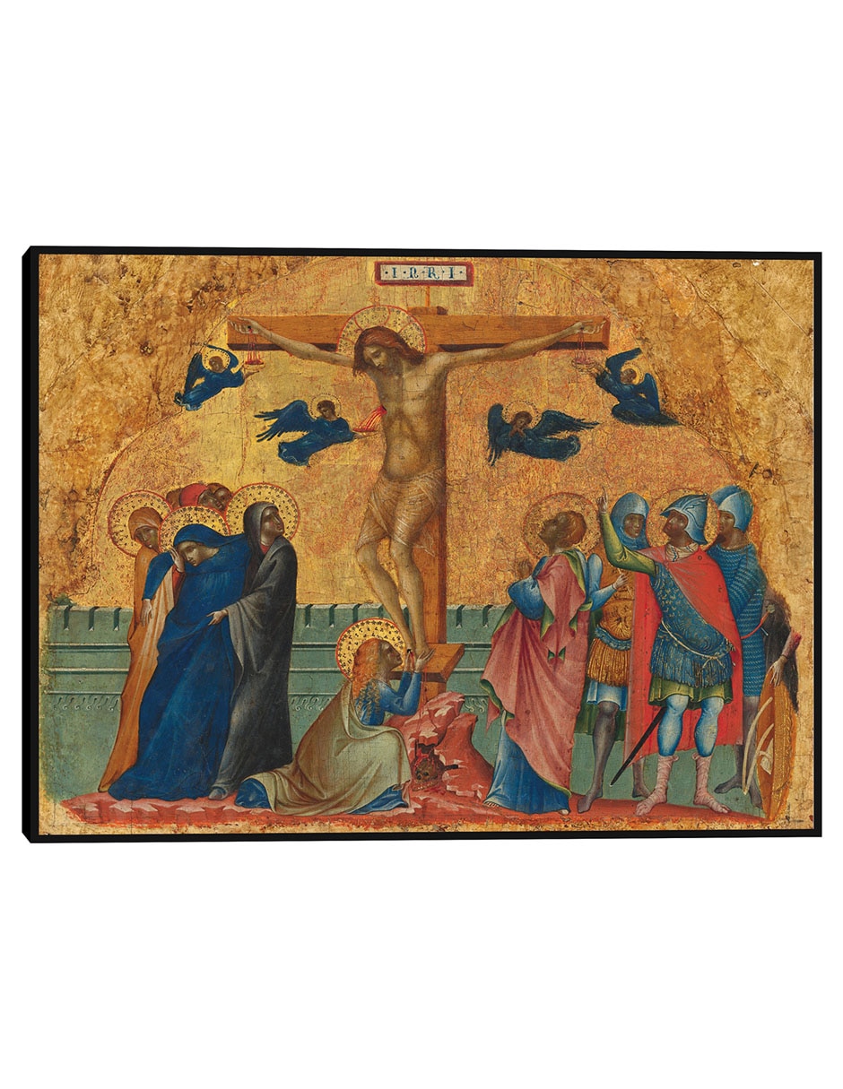 Cuadro decorativo La Crucifixión, c. 1340/1345 técnica mixta Figuras Celestiales Cuadro decorativo La Crucifixión, c. 1340/1345 técnica mixta Figuras Celestiales