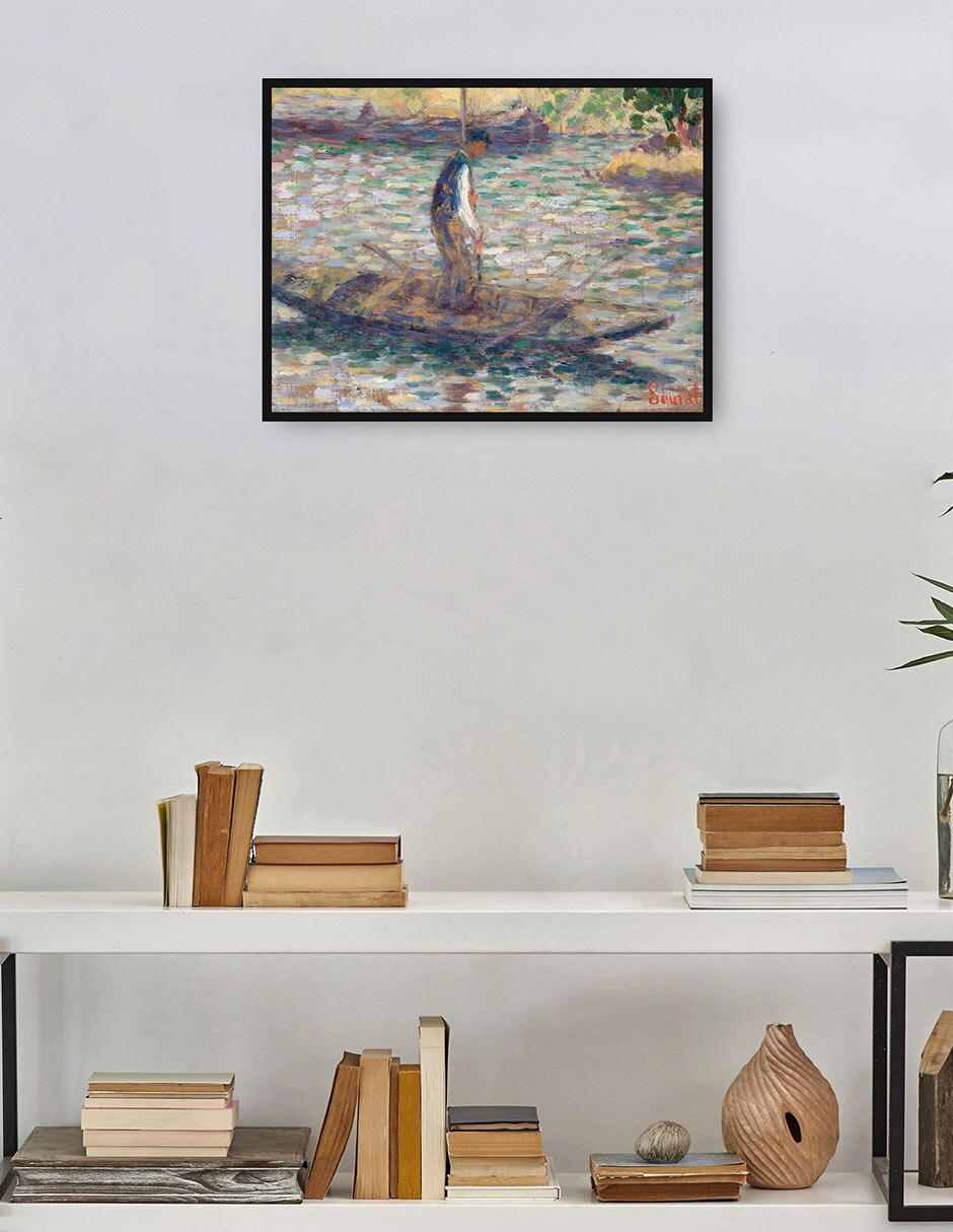 Cuadro decorativo Un pescador (hacia 1884) técnica mixta Retratos 4