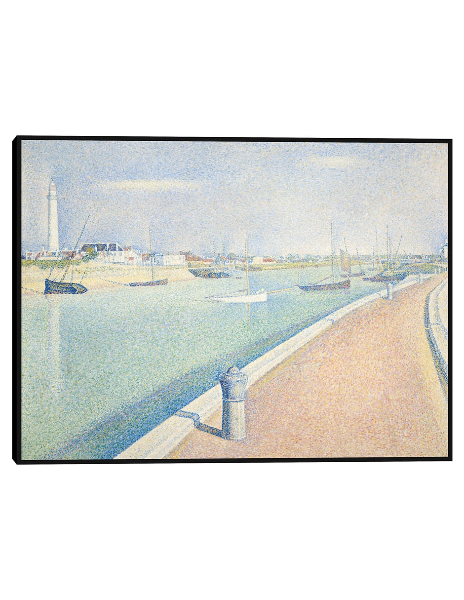 Cuadro decorativo El canal de Gravelines, Petit Fort Philippe (1890) técnica mixta Costero